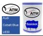 Preview: Audi, Cobalt Blue, L630: 500ml Lackdose, von ATW Autoteile West.